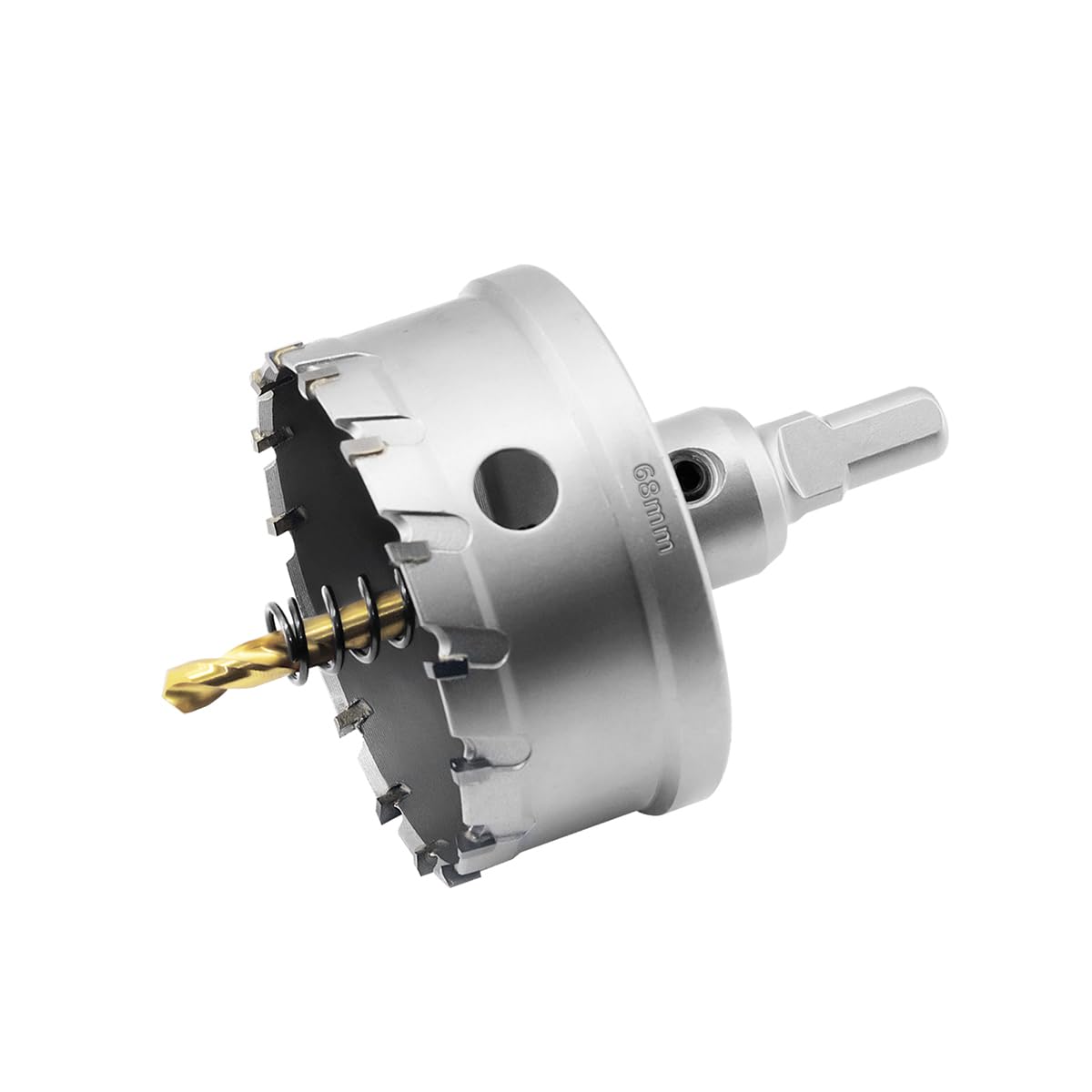 Aohhy Lochsäge Hartmetall Bohrer, Professional TCT Metall Bohrer für Edelstahl, Kunststoff, Messing, Eisen, Aluminium