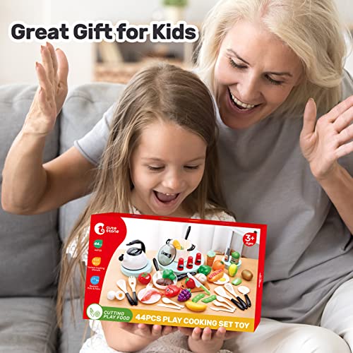 Cute Stone Play Kitchen Accessories Toy, Play Food Sets For Kids Kitchen, Toddler Kitchen Set For Kids With Play Pots, Pans, Kids Kitchen Playset, Play Kitchen Toys For Girls Boys #TOP7