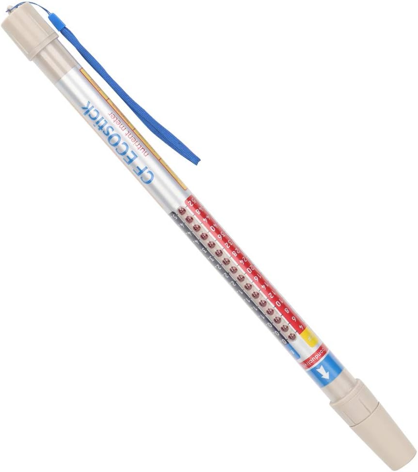 Truncheon Nutrient Meter, Nutrient Meter Test Nutra Wand Truncheon Hydroponic EC/PPM/CF Hydroponics Readers for Hydroponic System and Indoor Plant Grow