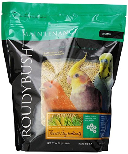 Roudybush Daily Maintenance Bird Food, Crumbles, 44-Ounce, 2.75 lb (244CRDM)