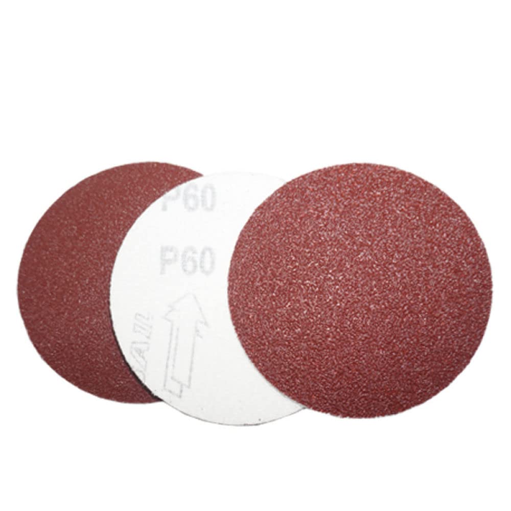 100 sztuk 4-cal 100mm uciekający papier ścierny papier ścierny z powrotem uciekający okrągły papier ścierny szlifowanie drewna, 150#