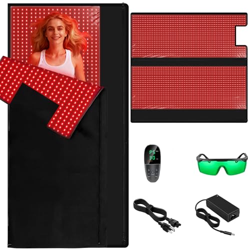 cabpay Red Light Therapy Mat for Body Pain Relief,Red Light Therapy Pad 660nm& 850nm Near Infrared...