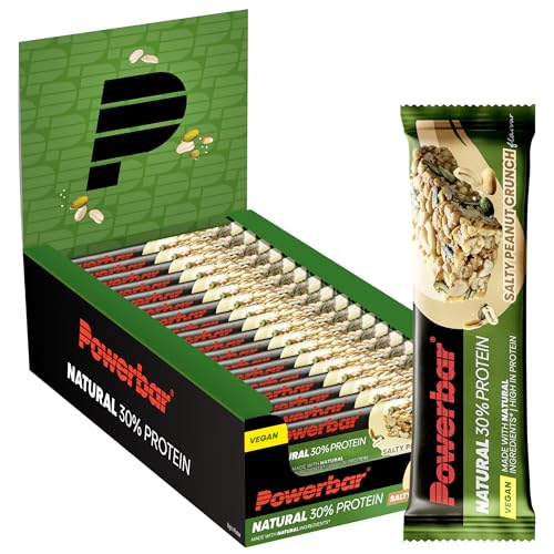 Powerbar - Natural Protein - Salty Peanut Crunch - 18x40g - veganer Protein Riegel - palmölfrei - natürliche Zutaten