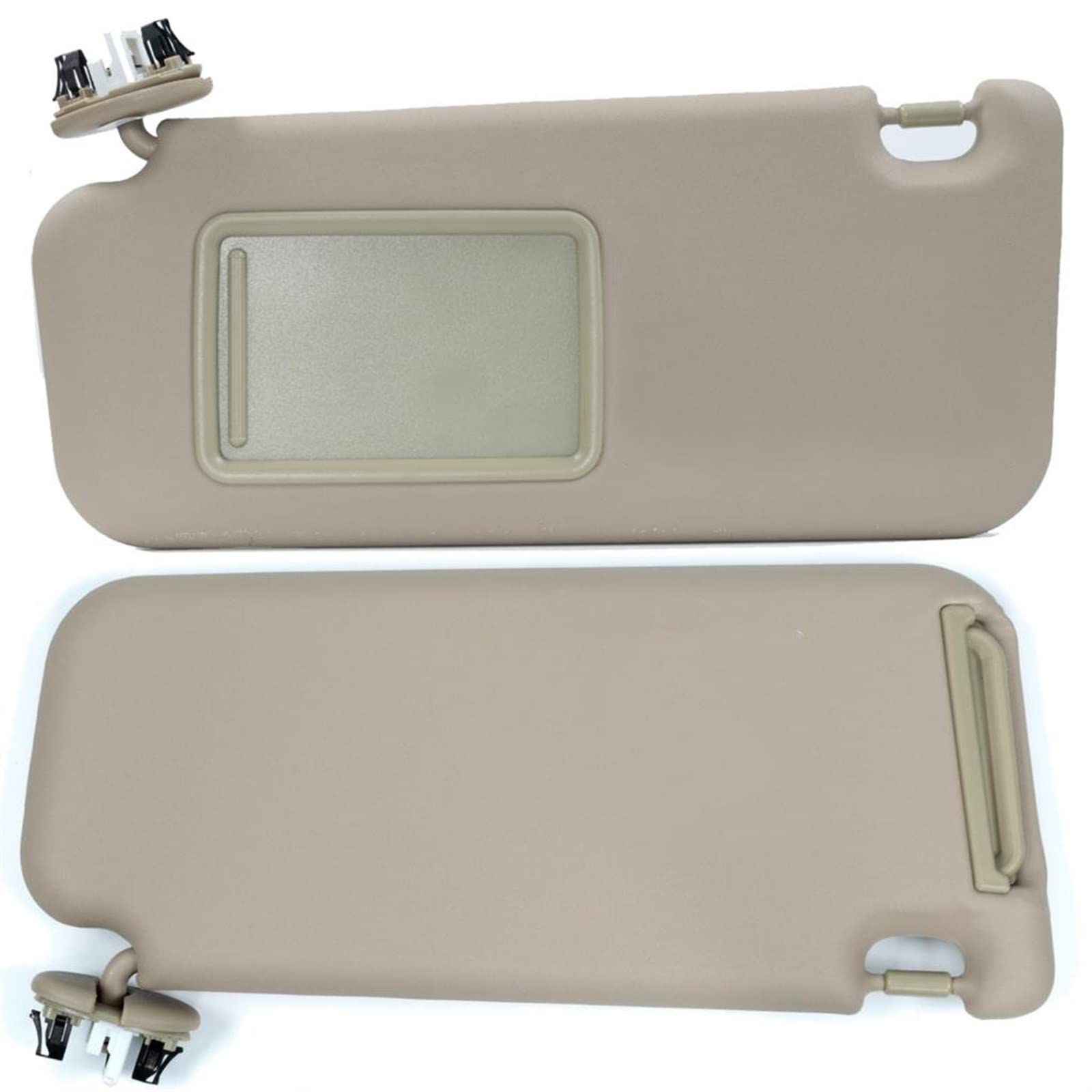 PARE-SOLEIL POUR VOITURE Côté Conducteur Gris Haute Dureté Avec Miroir De EUR 20,08 - FR