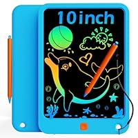 KOKODI LCD Writing Tablet for Kids 10 Inch, Kids Toys for 3 4 5 6 7 8 Years Old Boys and Girls, Colorful Doodle Board, Gift for Toddler Age 3-12 Years, Memo Board, Drawing Pad with Pen