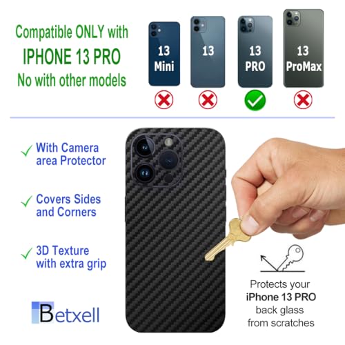 13 PRO Skin Wrap 3M Film Protective for Sides and Back (Carbon Fiber)