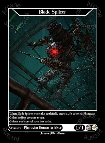 Blade Splicer Big Sister Bioshock Crossover Single - Altered Art Custom Card