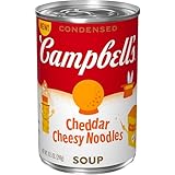 Campbellβs Condensed Kids Cheddar Cheesy Noodle Soup, 10.5 oz Can
