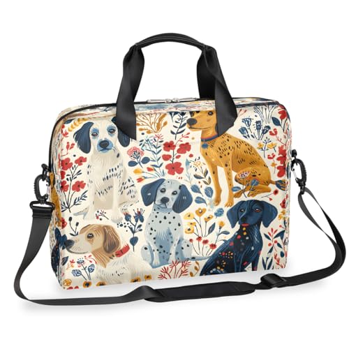 Maletín para laptop con diseño perro dibujo animado
