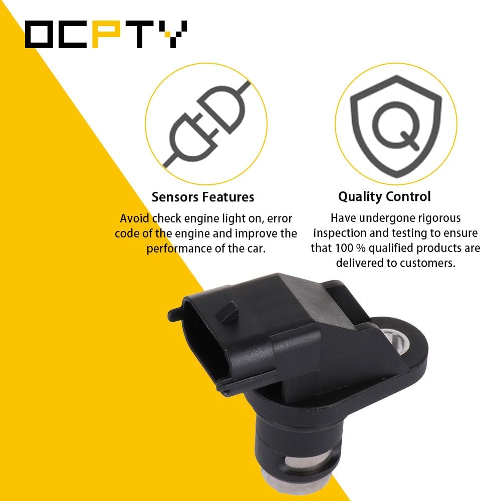 OCPTY 2PCS Engine Camshaft Position Sensor Fits for 2004-2008 for Chrysler Crossfire 2007-2008 for Dodge Sprinter 2500 2007-2008 for Dodge Sprinter 3500 2003-2008 for Mercedes-Benz C230