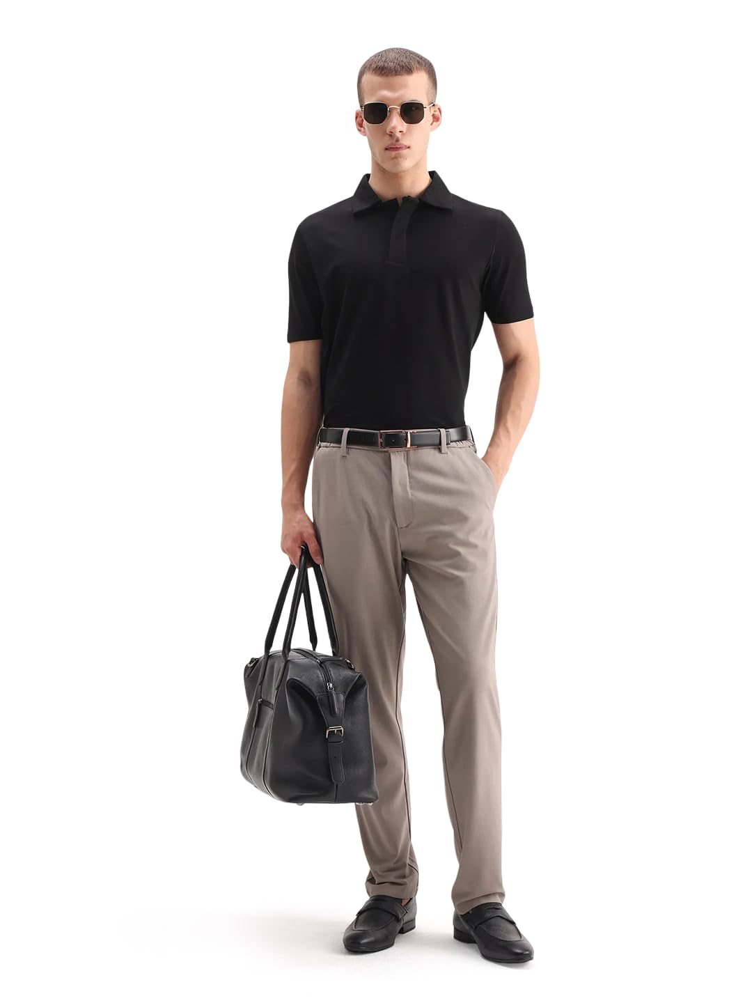 rare rabbit Regular fit Plain Polo-picture-33