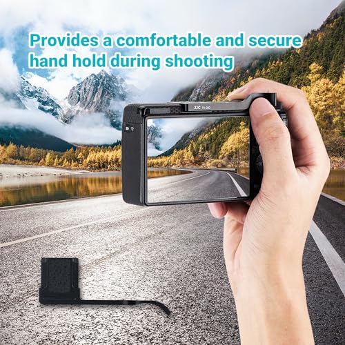 Image of JJC Metal Thumb Grip for Ricoh GR IIIx HDF GR3x GR III HDF GRIII GR3 Camera | Hot Shoe Thumb Rest Support Grip for Stable and Safe Hand Hold, Not Affect The Use of Camera Buttons