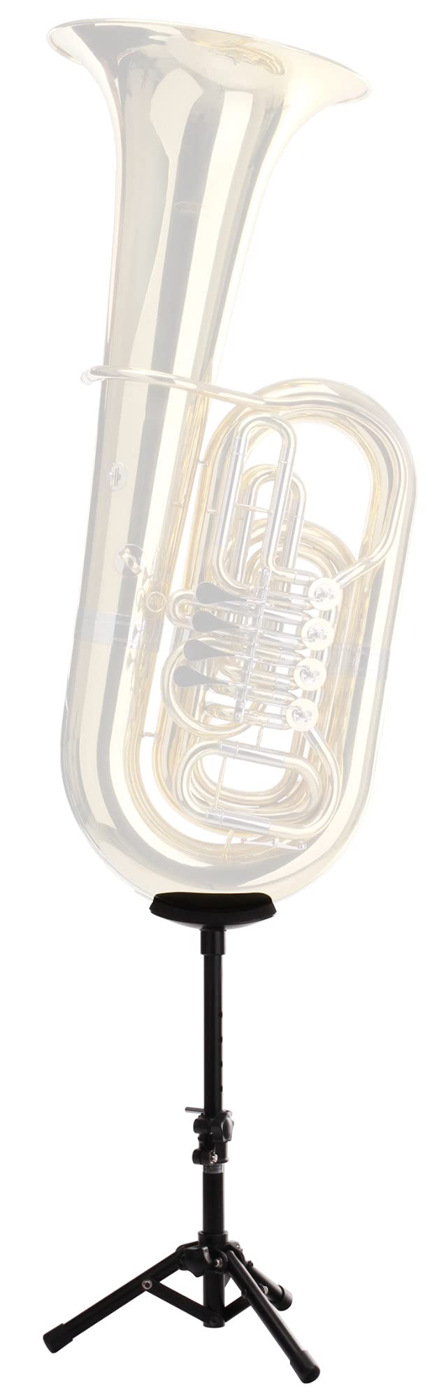 Classic Cantabile TPS-2013 Tuba-Spielständer (universal, alle Tuben, höhenverstellbar, stabil, belastbar) schwarz