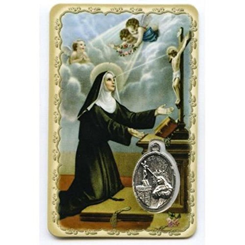 ILHORIN ESOTERISME Sainte Rita - Carte médaille avec prière - Livraison Gratuite