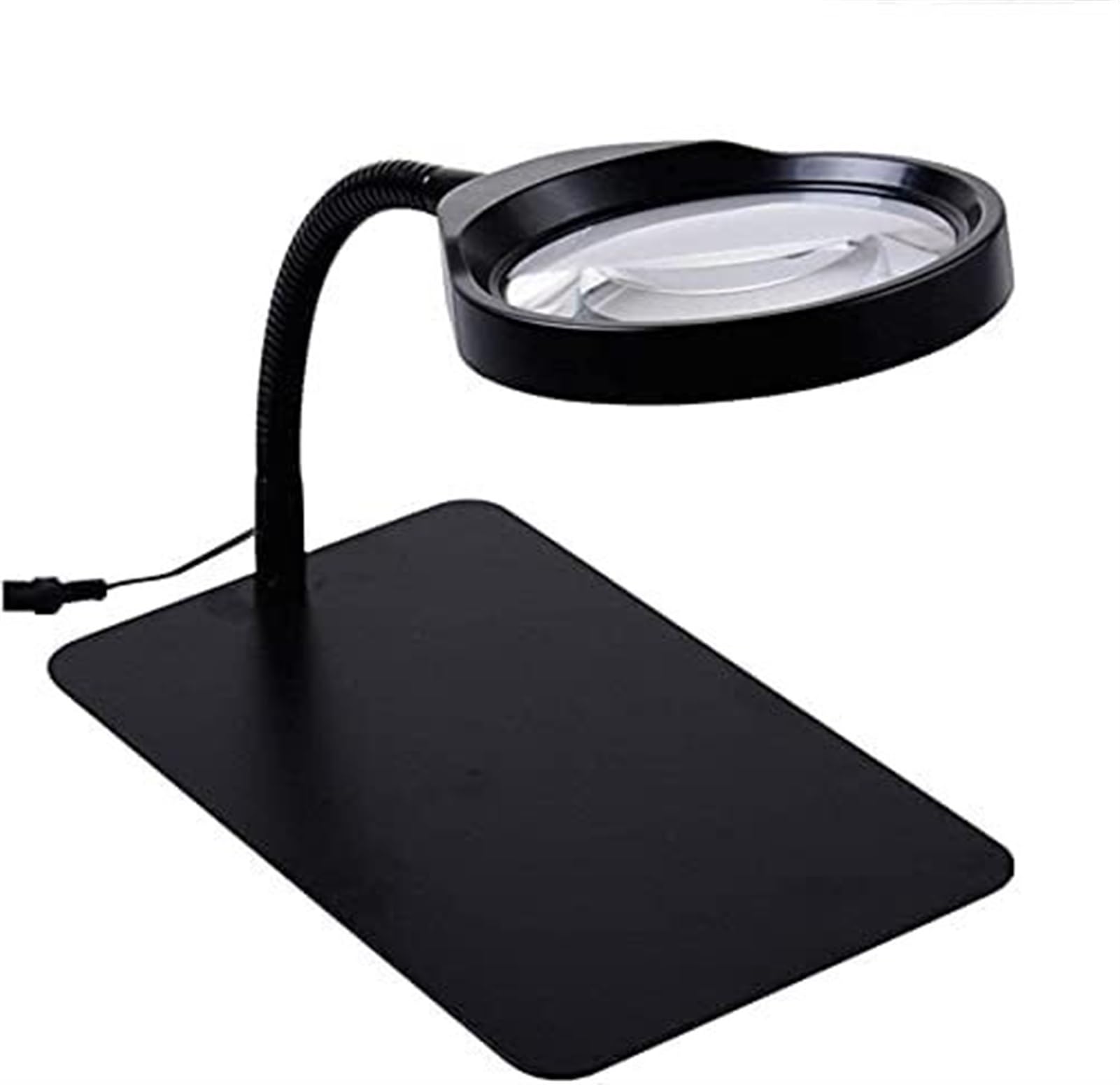 SaryEdge Magnifying glass 10X Illuminated Magnifier with 36 LED Light DIY Crafts Carving and Repair, 100mm Reading magnifying glass,