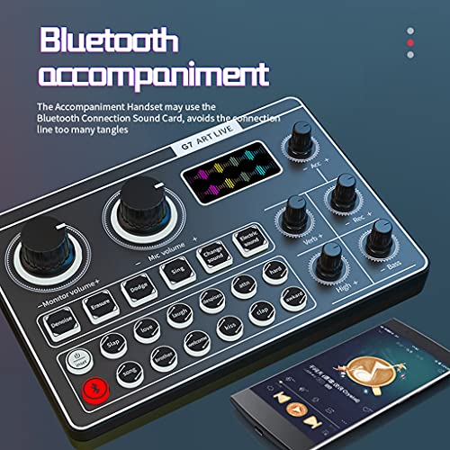 ShiftX4 Geluid CardMicrophone Mixer Webcast Geluidskaart voor Telefoon PC Computer -G7 Externe Geluidskaart USB Headset - Image 8