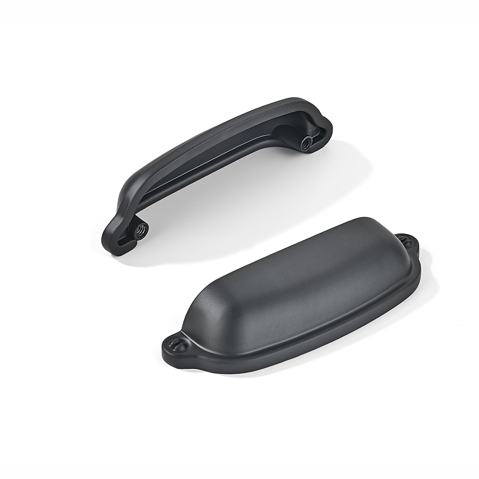 KHTUMEWARE-170357 Matte Black Cabinet Pulls CTC 4 in (102 mm) 10-Pack
