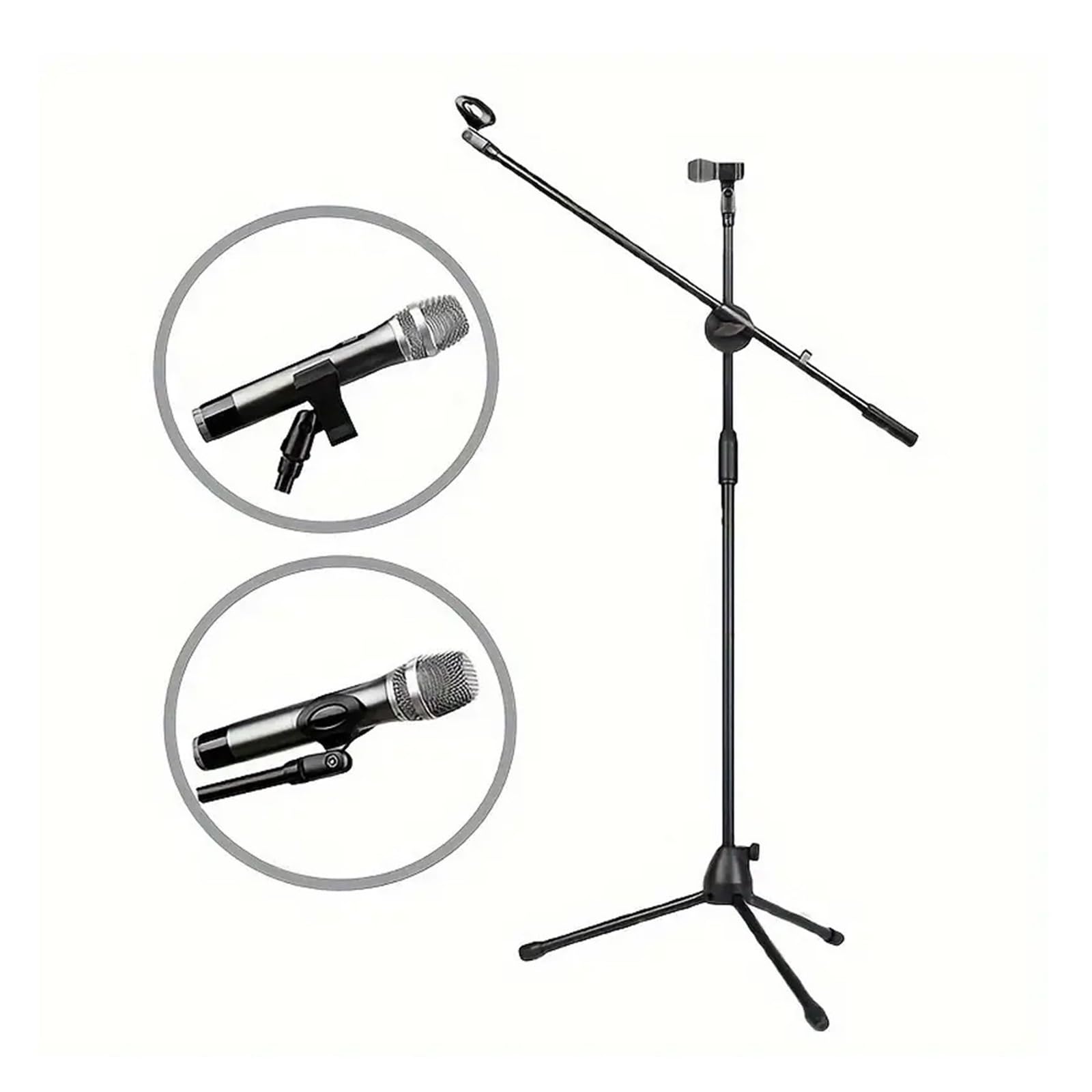 Trépied De Perche De Microphone, Support De Micro Pliable Et Réglable