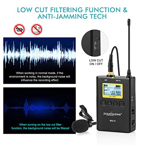 100 Canali Metallo Pieno Sistema di Microfoni