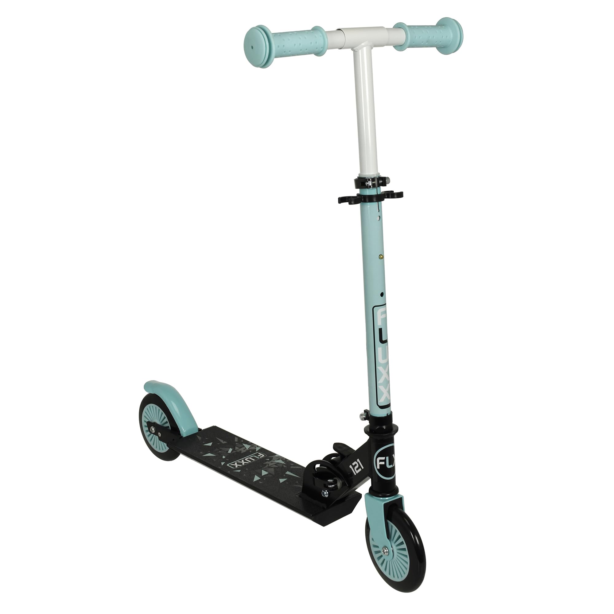 Trottinette Pliable 2 Roues FLEXXY 121 Mixte - 2 Roues PVC 121 mm - Noir/​Pastel Menthe