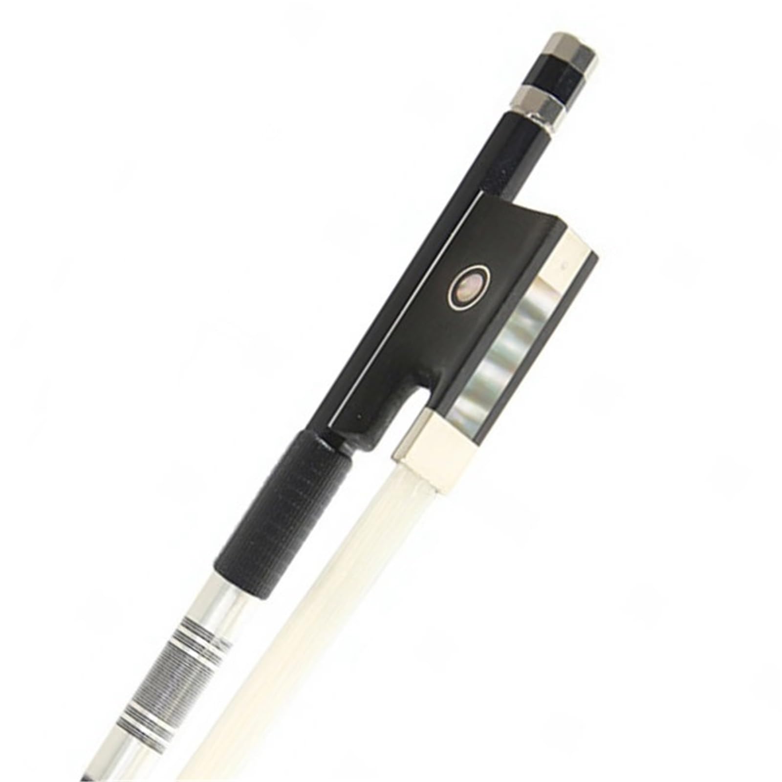 Archet De Violon Pour Pratique Archet De Violon En Fibre De Carbone Accessoires Pour Basse 4/4 Marron Ou Noir(Bk 1/4)