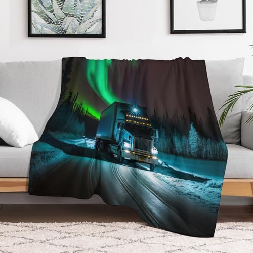 Manta de franela de camión 180x200 cm suave para sofá 3