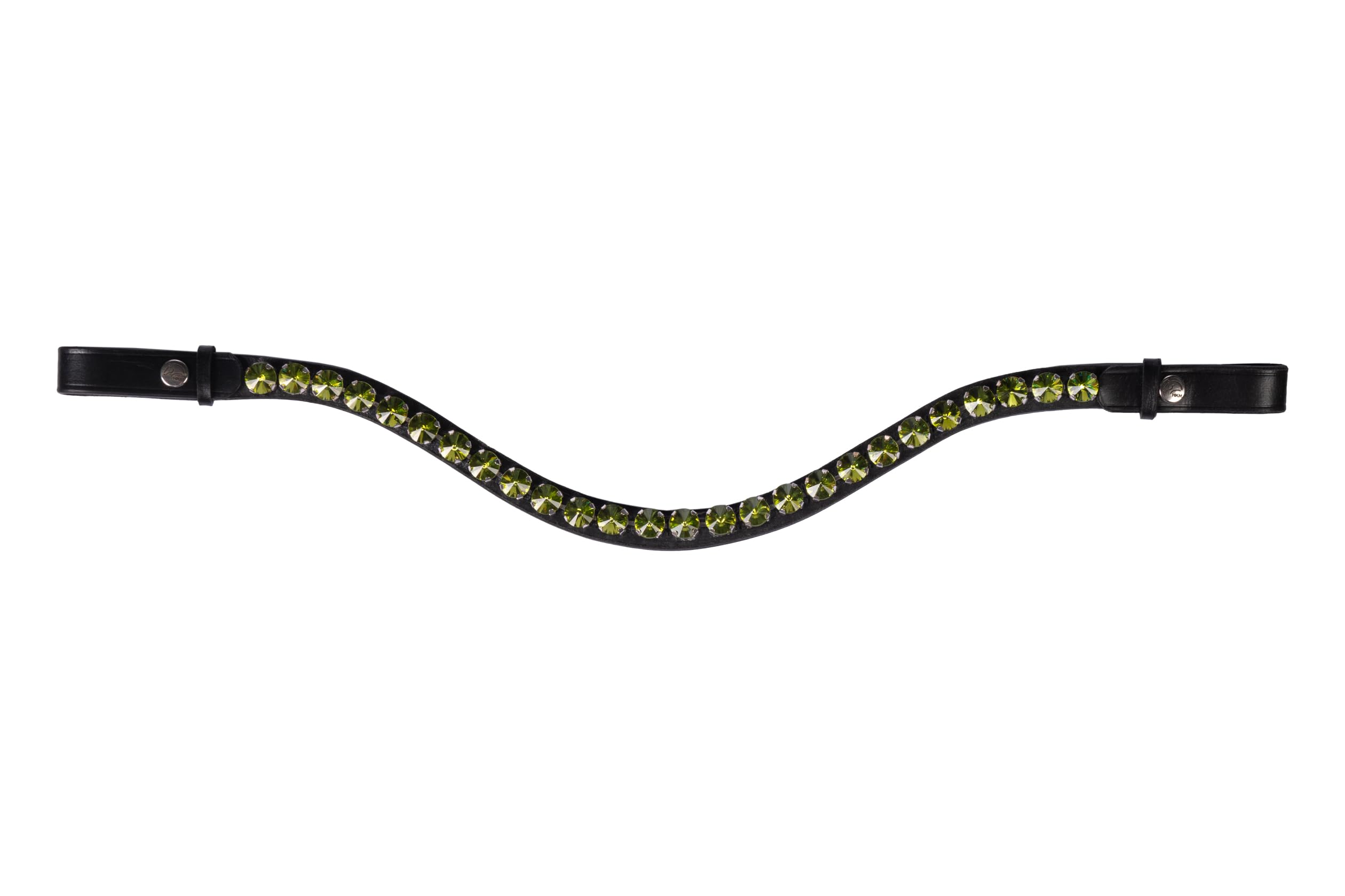 HKM Cherry Browband Apple Green Cob