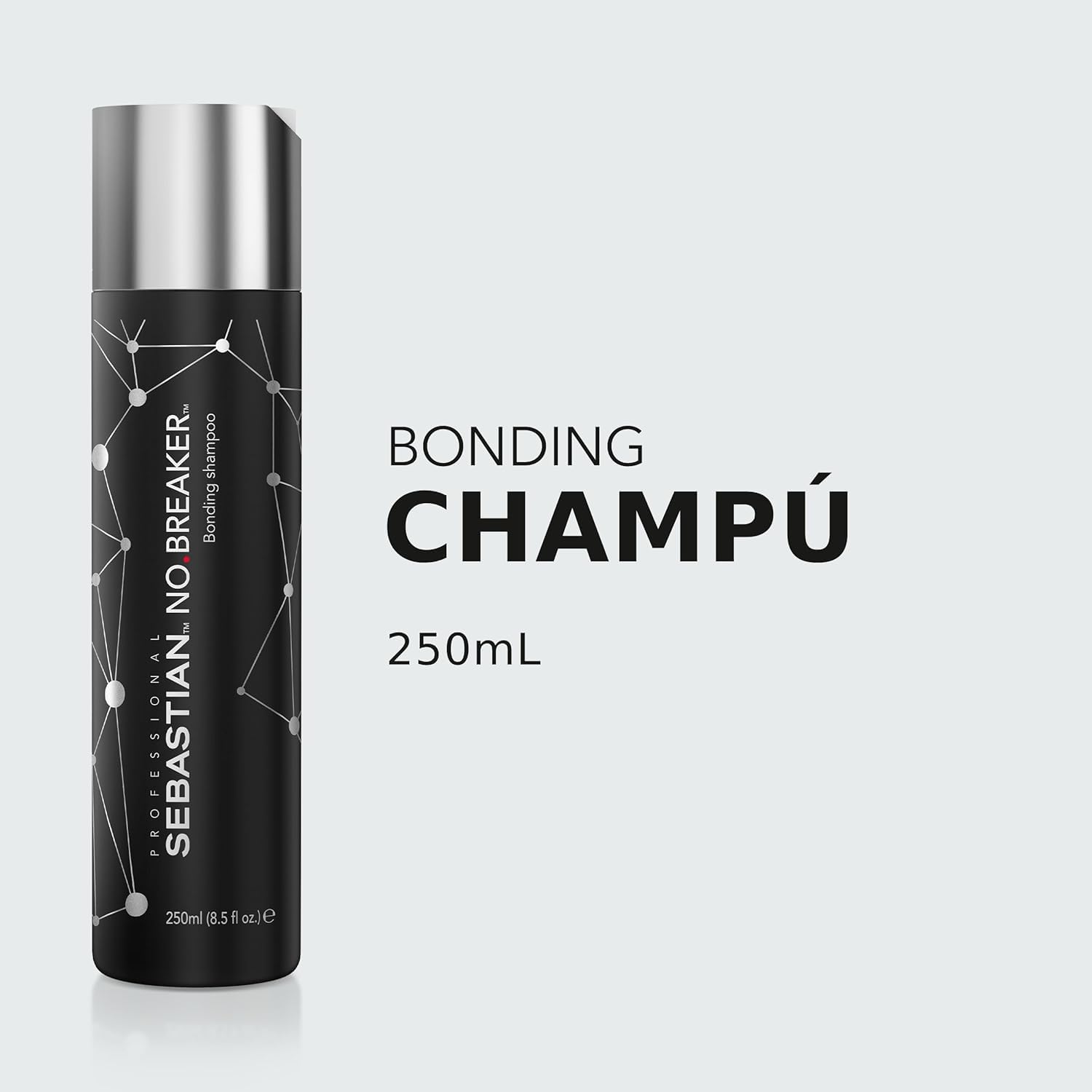 Sebastian Professional - Pack No.Breaker - Champú (250ml) + Crema sin aclarado para fijar y peinar (145ml) - Repara y protege el cabello contra la rotura. Cabello fuerte y suave.