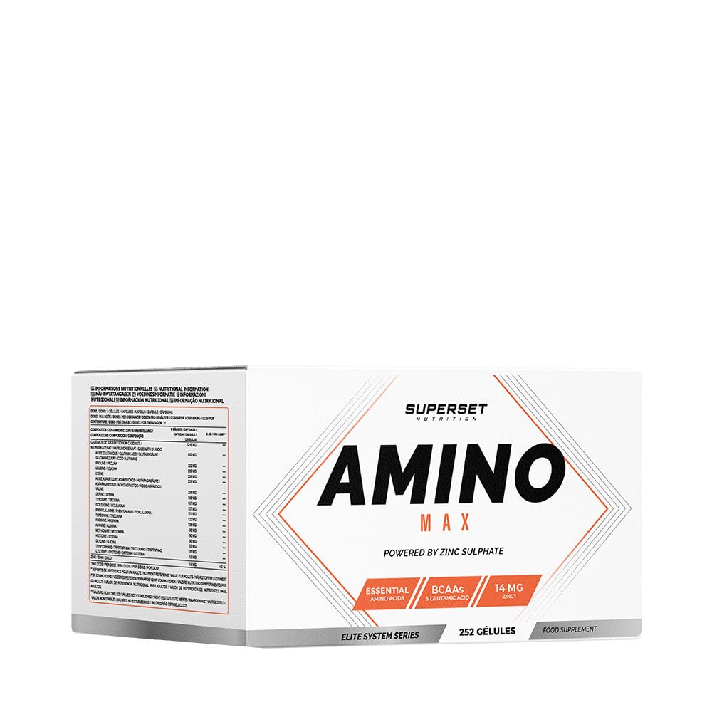 Superset Nutrition - Programme Prise de Masse Débutant - Mass Advanced 2,5kg Vanille Crémeuse - Amino Max