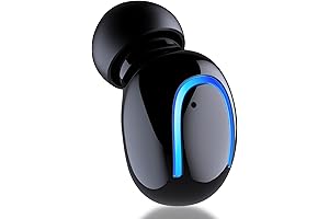 Mini Bluetooth Single Ear Wireless Earphone Headphones - Invisible with Microphone