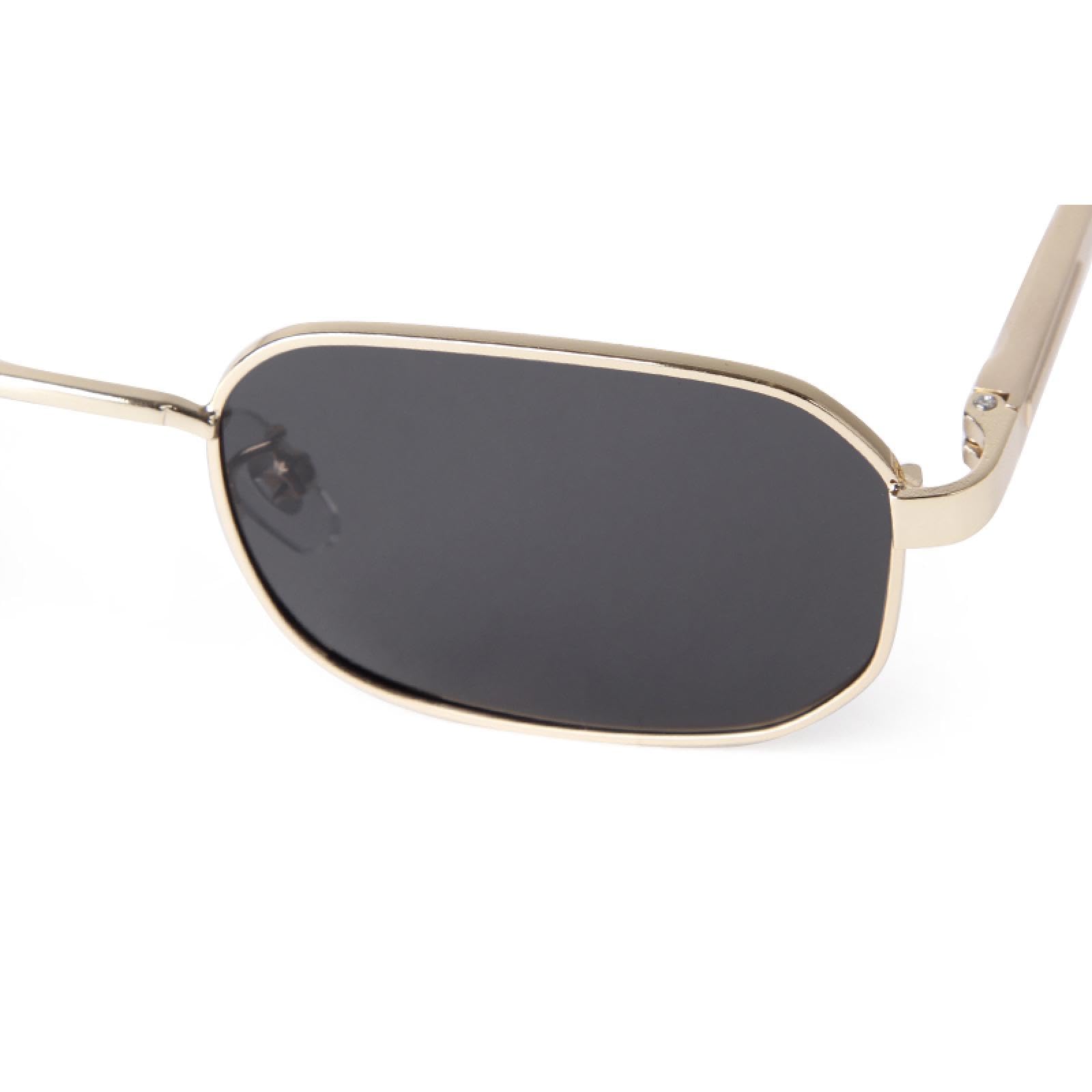 Okulary przeciwsłoneczne Retro Narrow Polarized Rectangle z lat 90. Vintage Trendy Small Frame Tinted Sunnies Square Hip Hop Sun Glasses