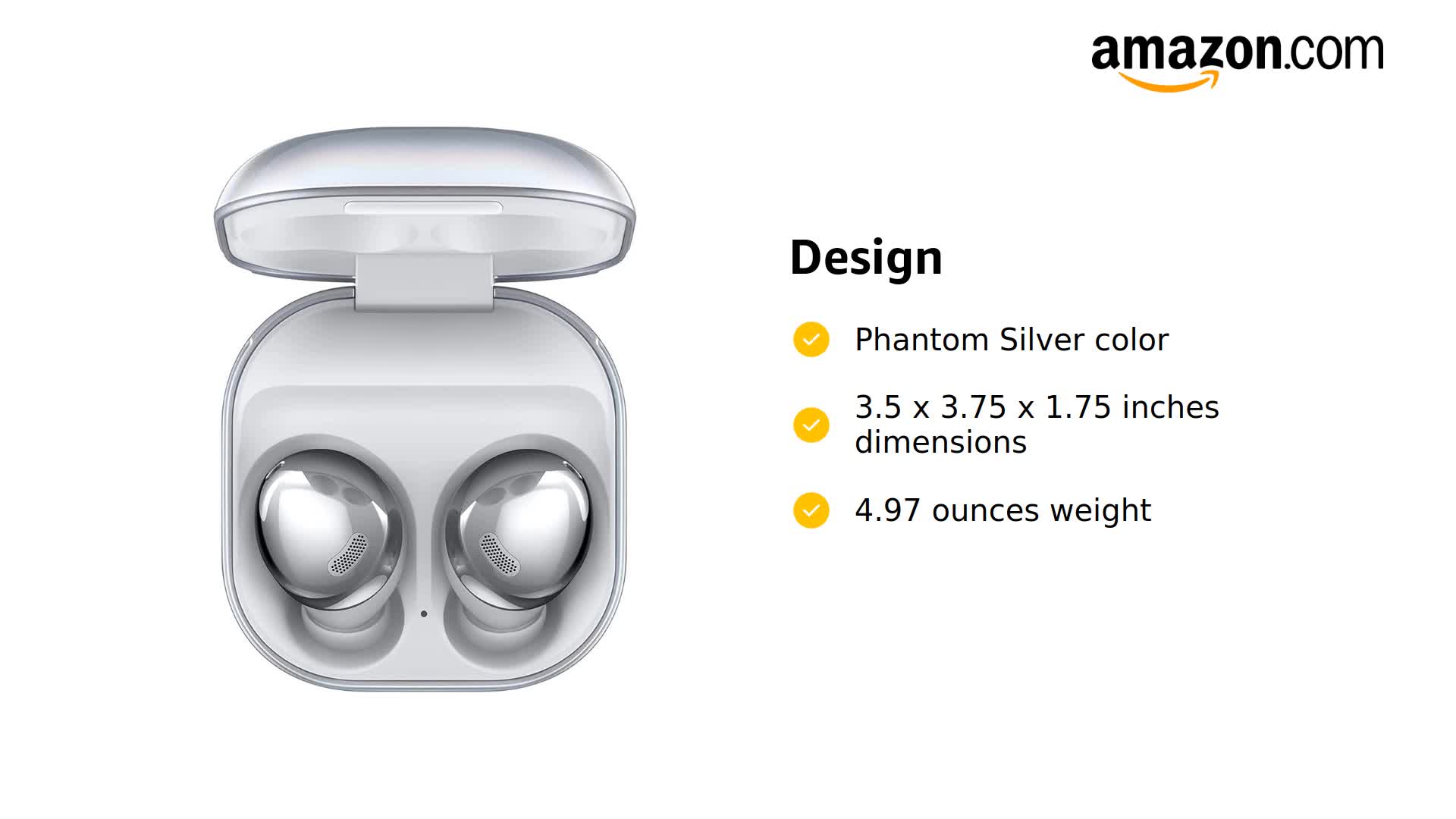 Amazon.com: Samsung Galaxy Buds Pro, True Wireless Earbuds w 