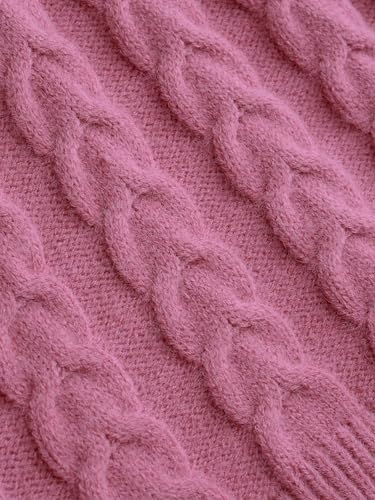 Image of CIDER Women's Sleeveless Sweater Tops Turtle Necks Cable Knit Croped Vest Tank Top
