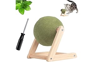 Interactive Catnip Roller Ball for Feline Playtime