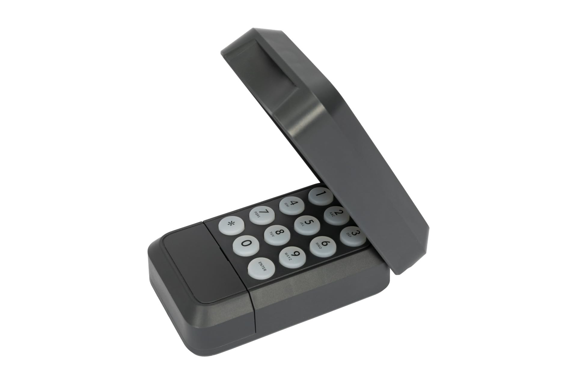 Schellenberg Interruptor codificador inalámbrico para Puertas de Garaje con Cubierta, frecuencia inalámbrica 433,92 MHz hasta 20 m, Funciona con Pilas, 60872