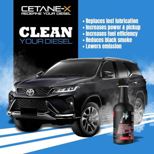 Image of Alcohol Free Diesel Cetane Booster for Mileage Boost, Lubrication, Maximum Horsepower - Suitable for All Diesel Car (1 Unit, 300ml)