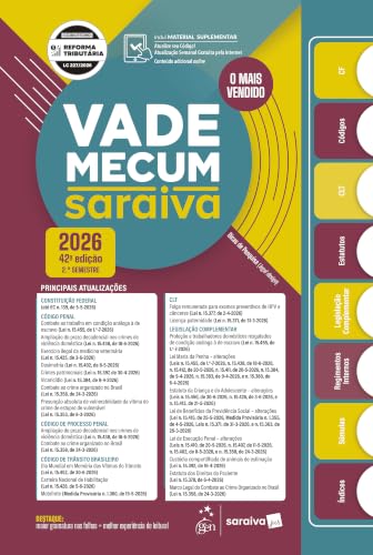 Vade Mecum Saraiva Tradicional - 42ª Edição 2026