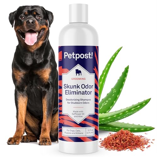 Petpost | Skunk Odor Eliminator Shampoo for Dogs &...