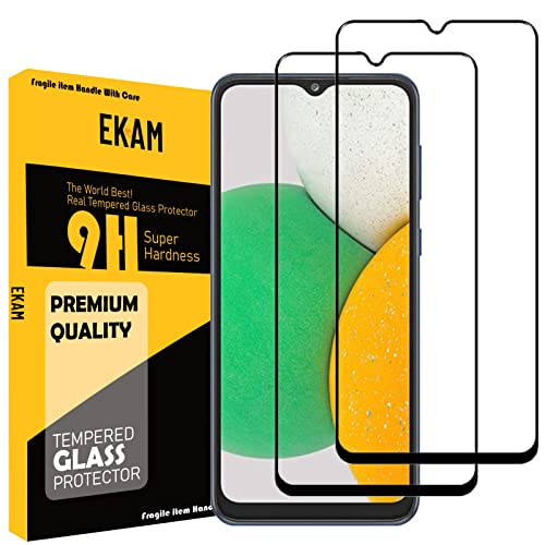 Paquete de 2 protectores de pantalla para Samsung Galaxy A03 Core, cobertura completa de vidrio templado para Galaxy A03 Core - 6.5 pulgadas