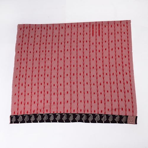Image of Traditional Cotton Sambalpuri Ikat Unstitched Blouse Piece for Women