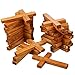 24 Piezas Cruz de Madera Natural Colgantes Cruz de Madera Cuentas de...