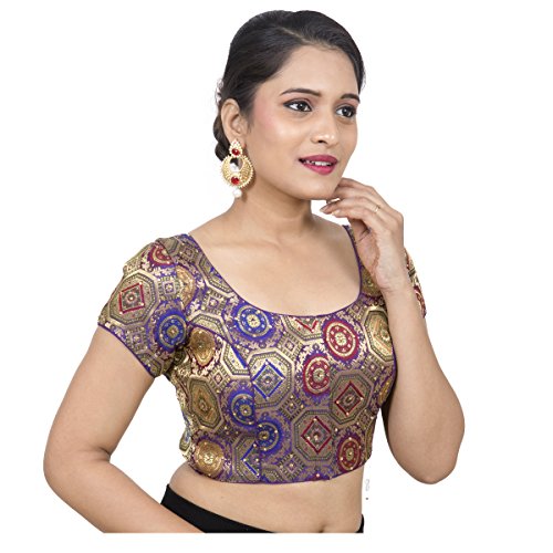 Image of Biyu Being With You Women's Art Silk Saree Blouse