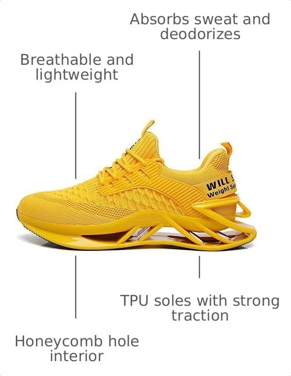 Image of SKDOIUL Men Sport Athletic Running Sneakers Walking Shoes