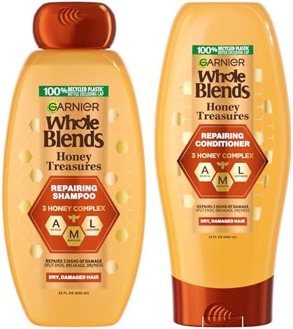 Amazon.com : Garnier Whole Blends Repairing Shampoo and 