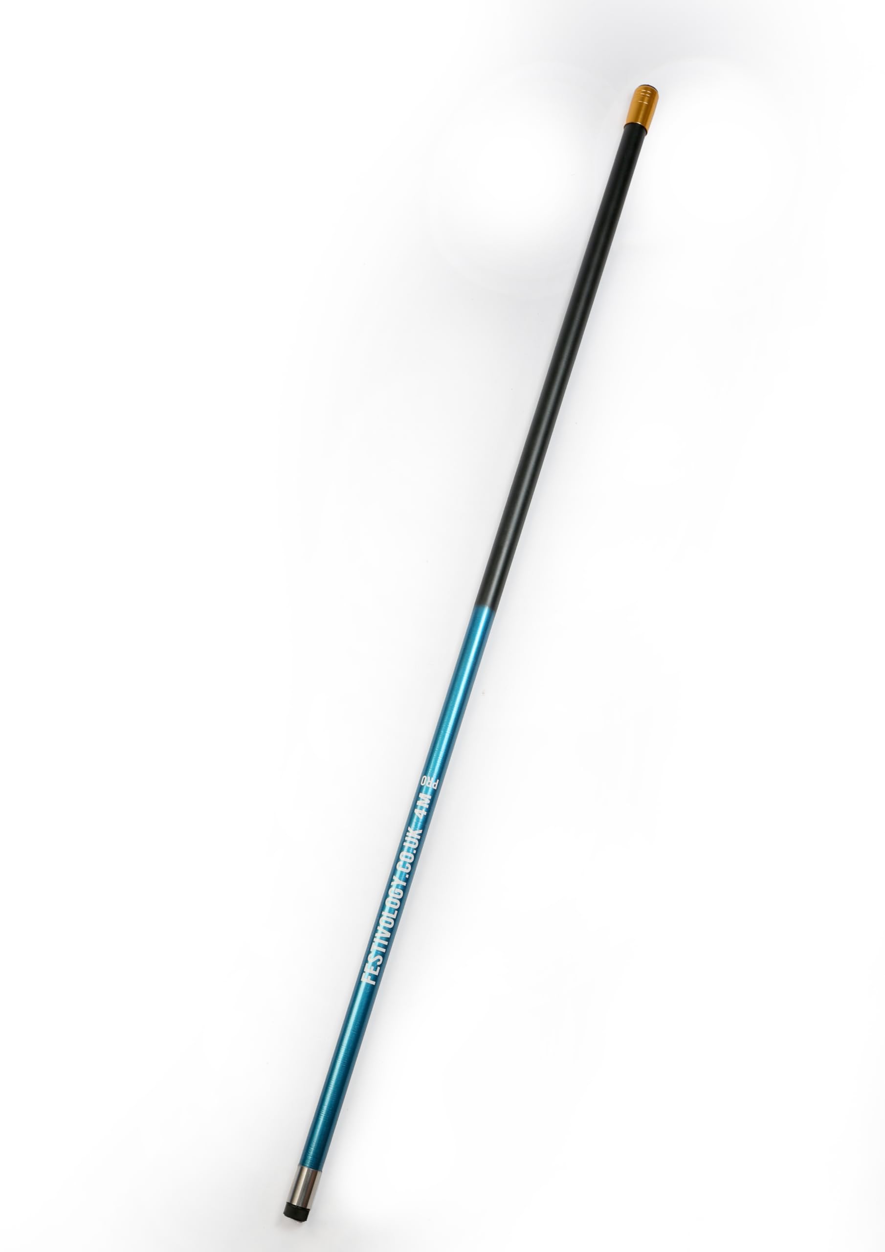 Pro Telescopic Flag Pole - Extra Strong Festival and Camping Flag Pole with Reinforced Structure and Metal Collars (4m)