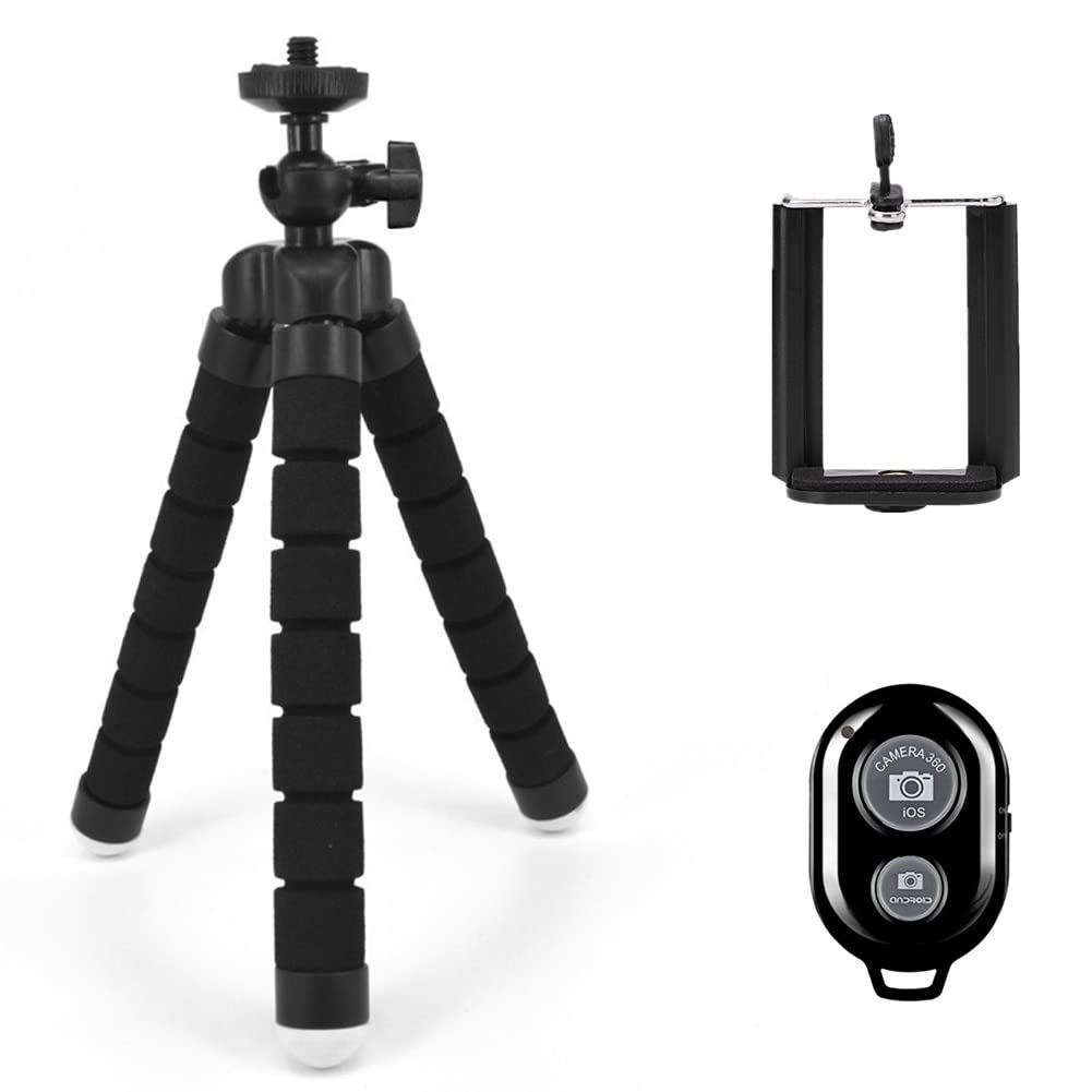 RajoNN Trípode para teléfono móvil Mini Soporte para trípode para teléfono móvil Soporte Flexible para trípode de Pulpo para cámara de teléfono Soporte para Selfie Soporte para teléfono móvil Trípode