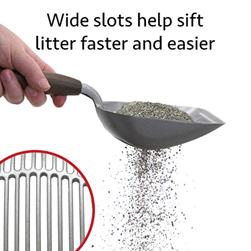 Kitty City Cat Litter Scoop, Non-Stick, Aluminum, Cat Litter, Scratch Pad, Scratching, grey - Image 4
