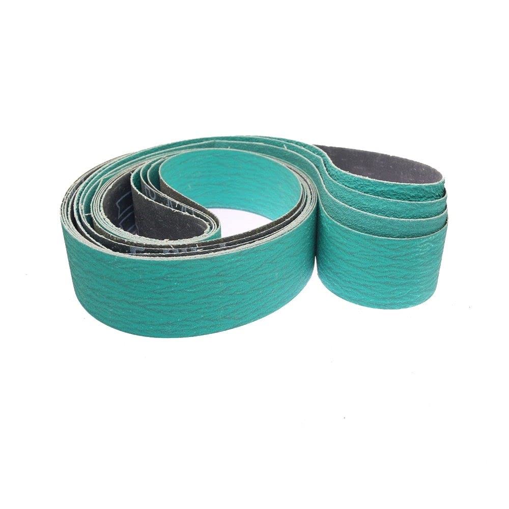 4 pezzi 2000 * 50mm Zirconia Nastri Abrasivi Abrasivi Affilacoltelli Strumento 40# 60# 80# 120#, P80, 2000x50mm