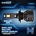 NINEO H7 LED Headlight Bulbs w/Small Size,10000LM 6500K Cool White CREE Chips All-in-One Conversion Kit