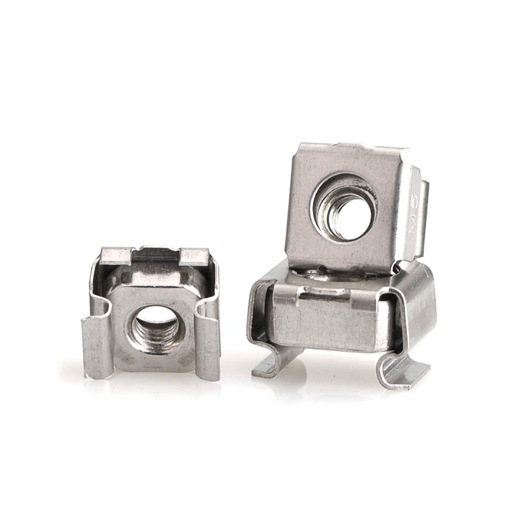XIZONLIN M6 Cage Nut - Cage Rack Fixing Captive Nuts - For Rack Mount Equipment - Stainless Steel 304 - Image 4